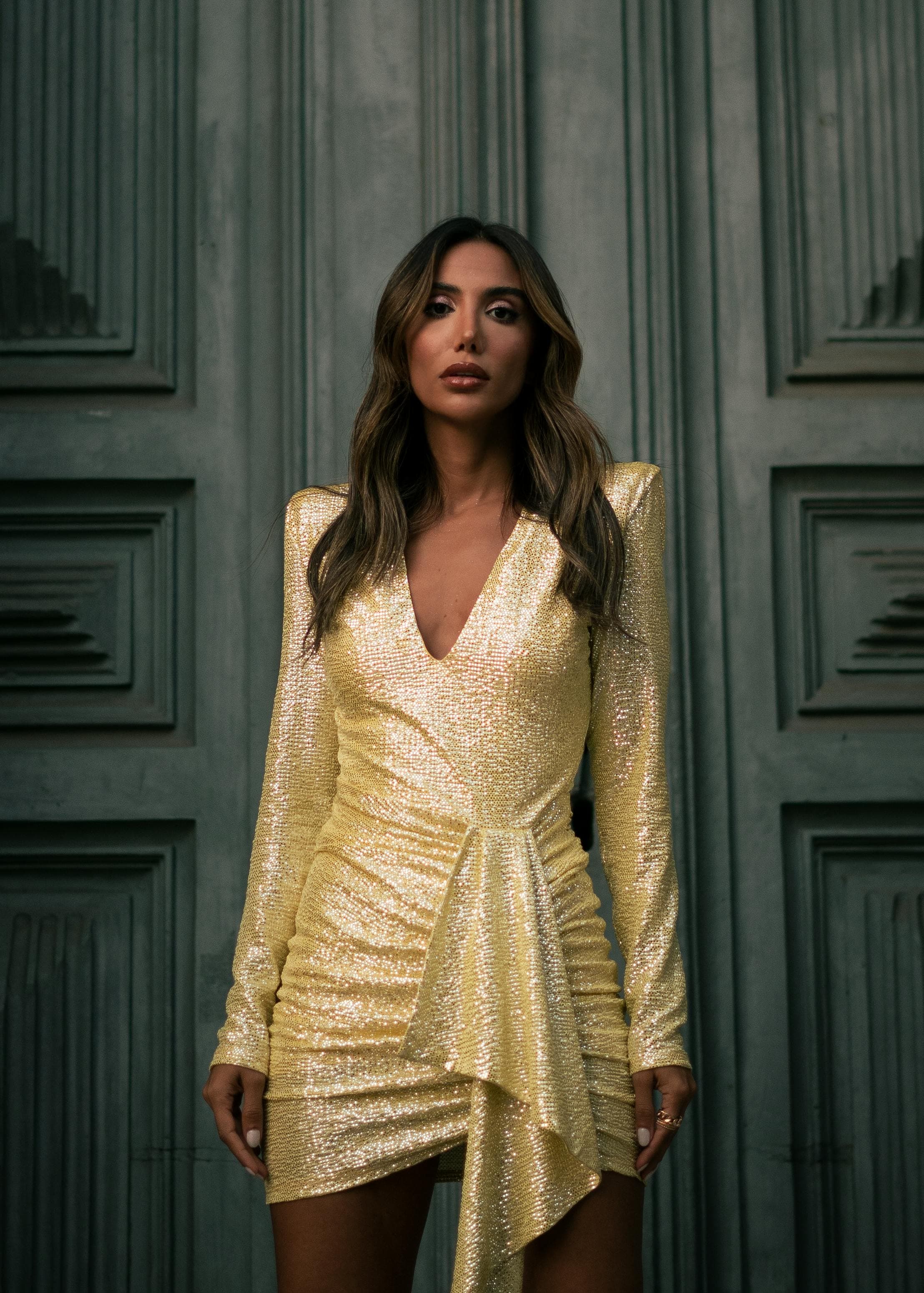 Wrap Mini Dress